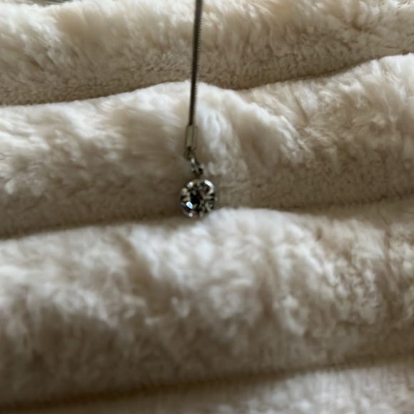 Cubic zirconia necklace - Picture 4 of 8